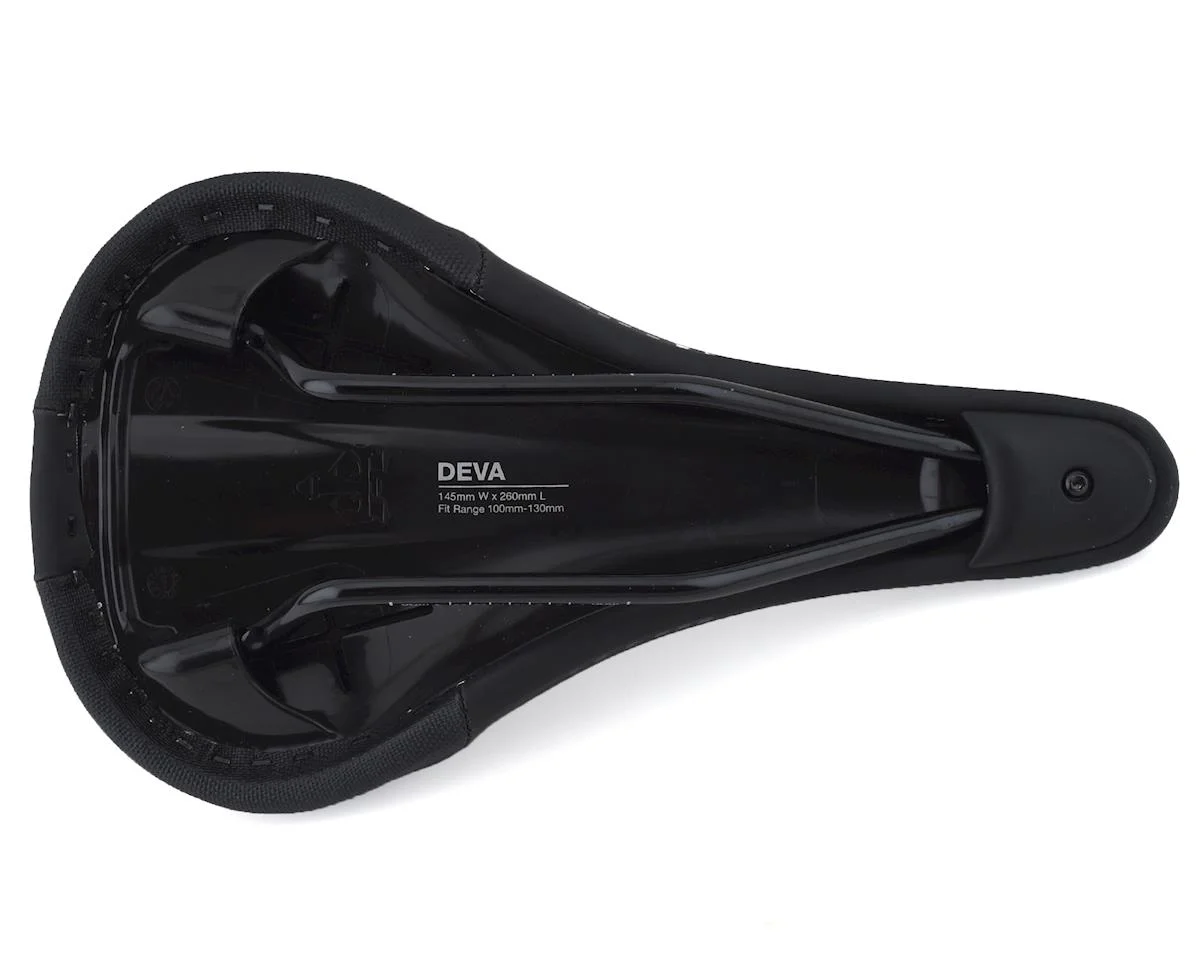 WTB Deva Saddle (Black) (Steel Rails) (Medium) (145mm) - view 4